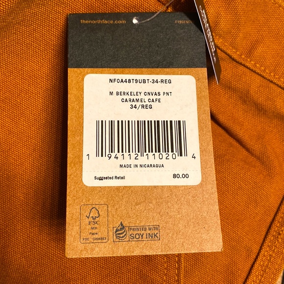 NWT The North Face Berkeley Canvas Cargo Pant - Picture 4 of 11